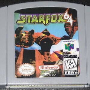 StarFox 64 Video Game Nintendo 64 N64